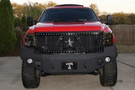 Iron Bull Heavy Duty Front Bumper installed on a Chevy Silverado 2500/3500 2007-2010, showcasing a durable Chevy Silverado front bumper design