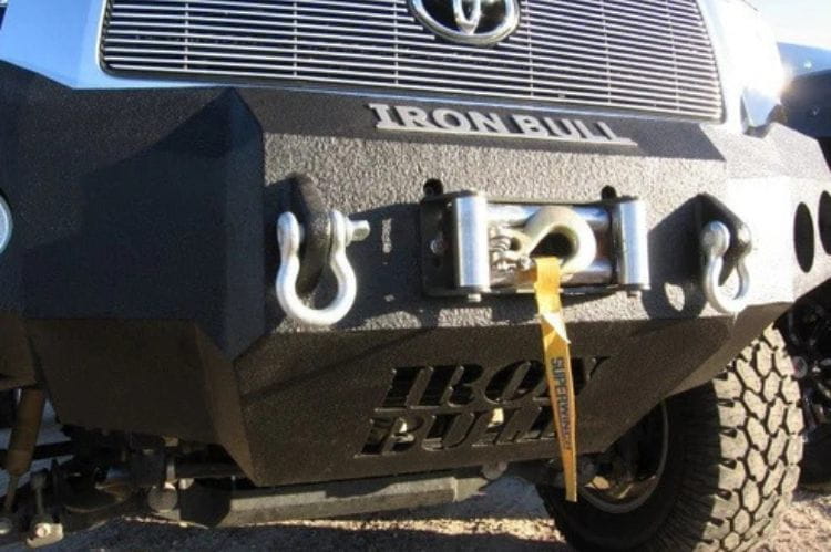 Iron Bull custom front bumper #45 for 2007–2013 Toyota Tundra featuring rugged steel construction and a distinctive custom profile