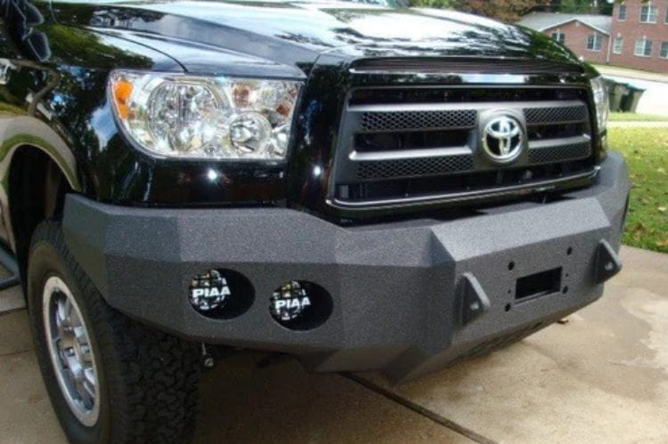 Iron Bull custom front bumper #45 for 2007–2013 Toyota Tundra featuring rugged steel construction and a distinctive custom profile