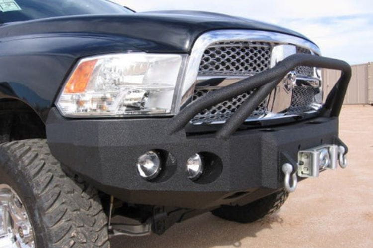Iron Bull custom front bumper #58 for 2009–2012 Ram 1500 featuring steel construction and a rugged custom truck design
