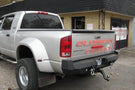 Iron Bull custom rear bumper #17 protects a 2003-2009 Dodge Ram 2500/3500 truck with custom-built steel strength