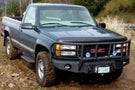 Iron Bull custom steel front bumper #57 for 1988–2000 GMC Sierra 1500 with durable steel construction and a classic truck design