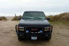 Iron Bull custom steel front bumper #57 for 1988–2000 GMC Sierra 2500/3500 featuring robust steel construction and a classic truck profile