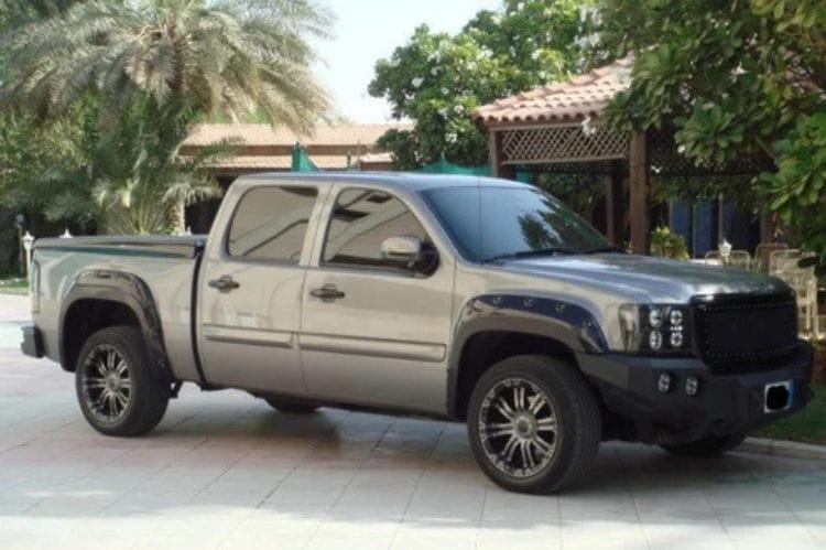 Iron Bull custom steel front bumper #50 for 2007–2013 GMC Sierra 1500 featuring rugged fabrication and durable truck protection