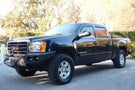 Iron Bull custom steel front bumper #50 for 2007–2013 GMC Sierra 1500 featuring rugged fabrication and durable truck protection