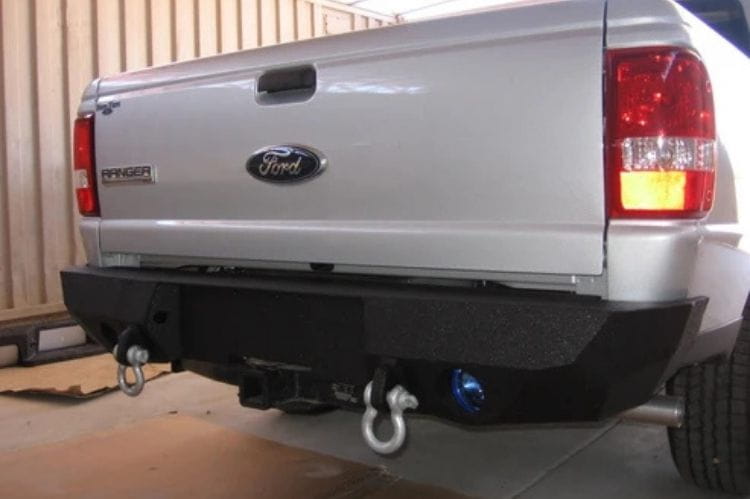 Iron Bull custom steel rear bumper #63 for 1993–2012 Ford Ranger featuring durable fabrication and rugged rear-end styling