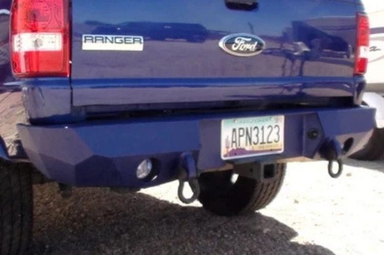 Iron Bull custom steel rear bumper #63 for 1993–2012 Ford Ranger featuring durable fabrication and rugged rear-end styling