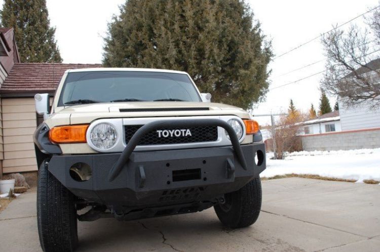 Iron Bull front bumper #49 for 2006–2014 Toyota FJ Cruiser featuring rugged construction and a trail-ready design