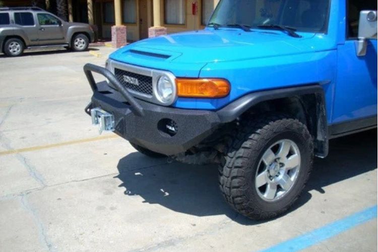 Iron Bull front bumper #49 for 2006–2014 Toyota FJ Cruiser featuring rugged construction and a trail-ready design