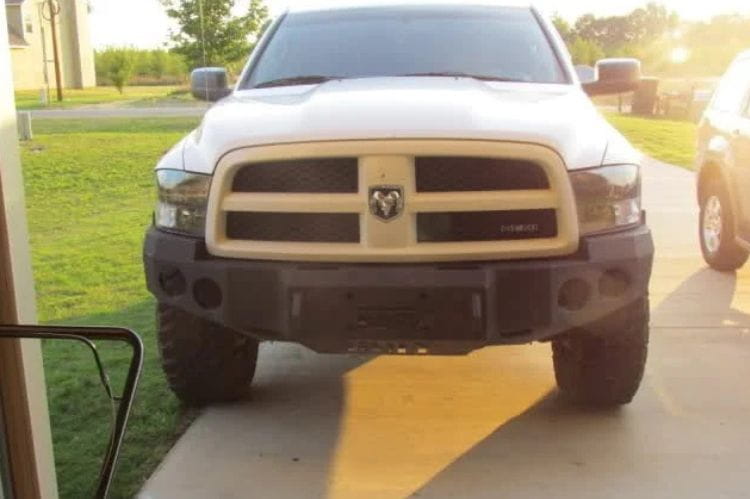 Iron Bull front bumper #52 for 2013–2022 Ram 1500 Sport Classic featuring rugged construction and a custom truck-ready design