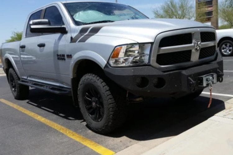 Iron Bull front bumper #52 for 2013–2022 Ram 1500 Sport Classic featuring rugged construction and a custom truck-ready design
