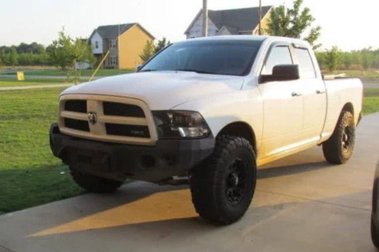 Iron Bull front bumper #52 for 2013–2022 Ram 1500 Sport Classic featuring rugged construction and a custom truck-ready design