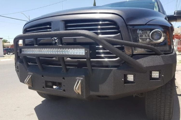 Iron Bull front bumper #52 for 2013–2022 Ram 1500 Sport Classic featuring rugged construction and a custom truck-ready design
