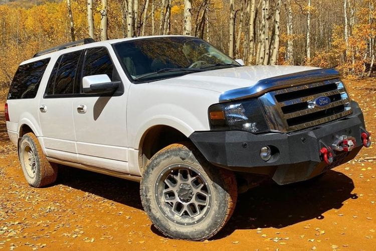 Iron Bull Front Bumper #91 for 2007-2014 Ford Expedition, durable iron bull front bumper replacement for rugged truck protection