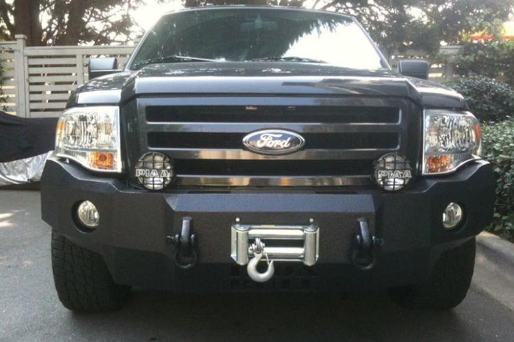 Iron Bull Front Bumper #91 for 2007-2014 Ford Expedition, durable iron bull front bumper replacement for rugged truck protection