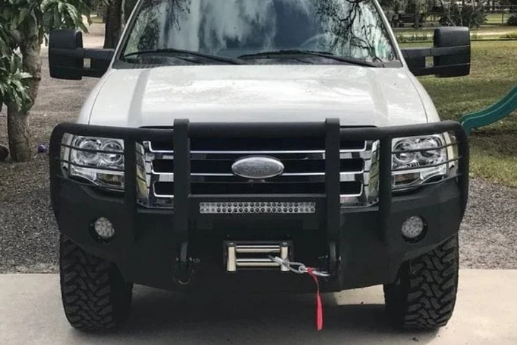 Iron Bull Front Bumper #91 for 2007-2014 Ford Expedition, durable iron bull front bumper replacement for rugged truck protection