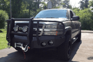 Iron Bull aftermarket front bumper for 2003-2007 Chevy Silverado 2500/3500, heavy-duty steel construction with bold upgrade design.