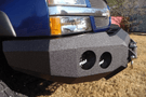 Iron Bull aftermarket front bumper for 2003-2007 Chevy Silverado 2500/3500, heavy-duty steel construction with bold upgrade design.