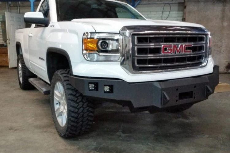 Iron Bull heavy duty front bumper #40 for 2014–2015 GMC Sierra 1500 with rugged construction and dependable truck protection