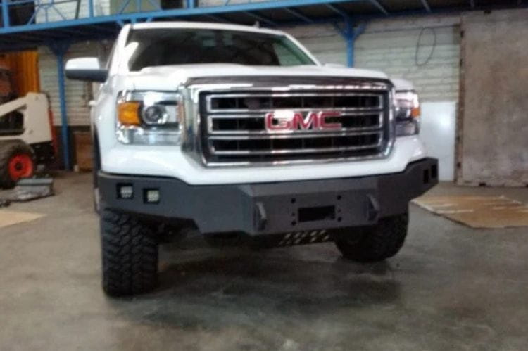 Iron Bull heavy duty front bumper #40 for 2014–2015 GMC Sierra 1500 with rugged construction and dependable truck protection