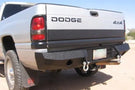 Iron Bull heavy duty rear bumpers #16 protect a 1994-2001 Dodge Ram 1500 truck with custom-built steel strength