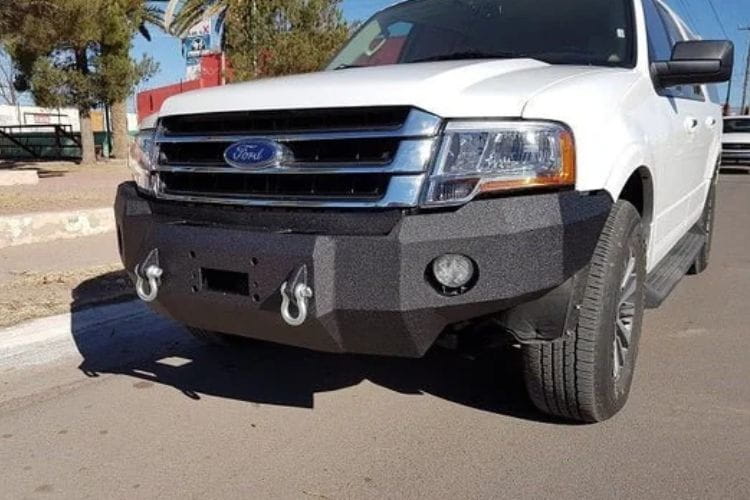 Iron Bull Heavy Duty Steel Front Bumper #115 for 2015-2017 Ford Expedition, rugged heavy duty truck bumper built for protection