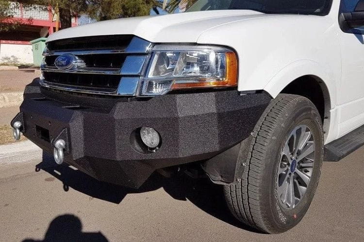 Iron Bull Heavy Duty Steel Front Bumper #115 for 2015-2017 Ford Expedition, rugged heavy duty truck bumper built for protection