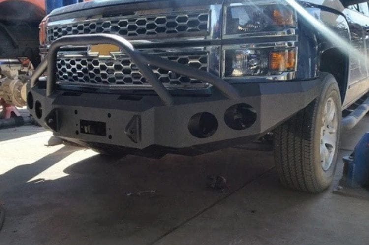 Iron Bull offroad front truck bumper #35 for 2014–2015 Chevy Silverado 1500 with rugged styling and durable protection