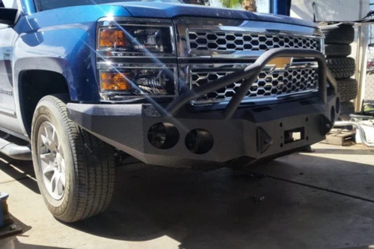 Iron Bull offroad front truck bumper #35 for 2014–2015 Chevy Silverado 1500 with rugged styling and durable protection