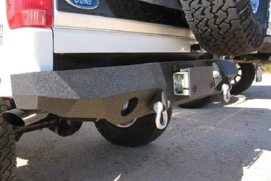 Iron Bull rear bumper #2 adds aggressive styling and heavy-duty trail armor to a classic 1987-1996 Ford Bronco