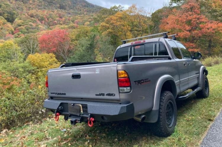 Iron Bull rear bumper #46 for 2000–2002 Toyota Tundra featuring rugged construction and a durable design for truck builds