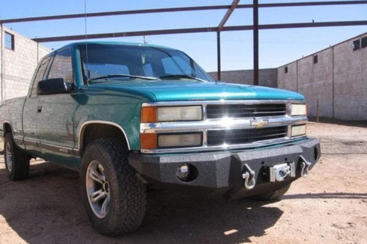 Iron Bull steel front bumper #57 for 1988–1998 Chevy Silverado 1500 featuring heavy-duty steel construction and off-road capability