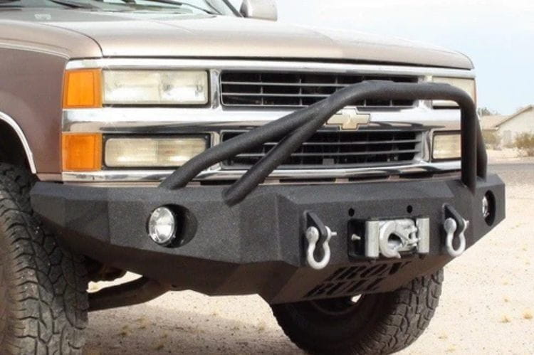Iron Bull steel front bumper #57 for 1988–1998 Chevy Silverado 1500 featuring heavy-duty steel construction and off-road capability
