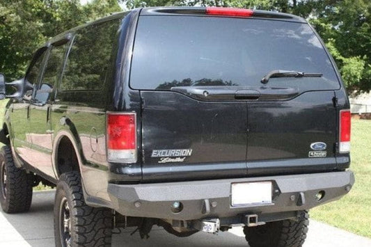 Iron Bull steel rear bumper #19 adds aggressive styling and rugged steel protection to a 2000-2005 Ford Excursion