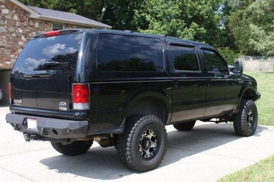 Iron Bull steel rear bumper #19 adds aggressive styling and rugged steel protection to a 2000-2005 Ford Excursion
