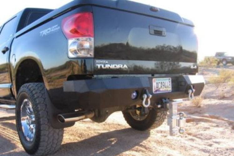 Iron Bull steel rear bumper #47 for 2007–2013 Toyota Tundra featuring heavy-duty construction and rugged rear-end protection