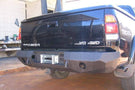 Iron Bull steel rear bumper #47 for 2007–2013 Toyota Tundra featuring heavy-duty construction and rugged rear-end protection