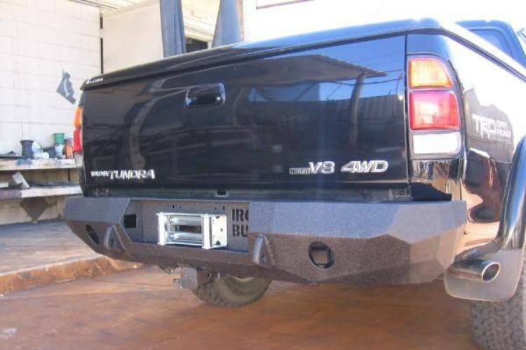 Iron Bull steel rear bumper #47 for 2007–2013 Toyota Tundra featuring heavy-duty construction and rugged rear-end protection
