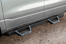 Magnum Raptor Series RTS80TY RT Steps for Toyota Tundra 2007-2018 Crew Max – rugged black side steps with textured non-slip pads for secure footing and a bold off-road look.