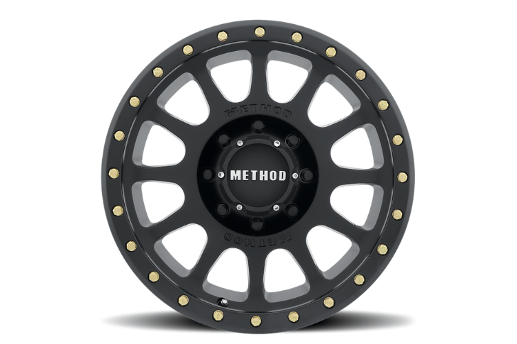 Method Race Wheels MR305 Matte Black offers premium off-road wheels for the 2000-2005 Ford Excursion, combining durability and style for the best aftermarket wheels upgrade