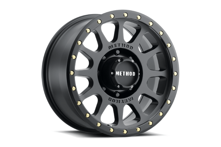 Method Race Wheels MR305 Matte Black offers premium off-road wheels for the 2000-2005 Ford Excursion, combining durability and style for the best aftermarket wheels upgrade