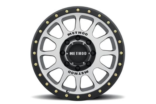 Method Race Wheels MR30589087318 matte black 18-inch wheels for 1999-2025 Ford F250/F350, offering durable off-road wheels and aftermarket wheels