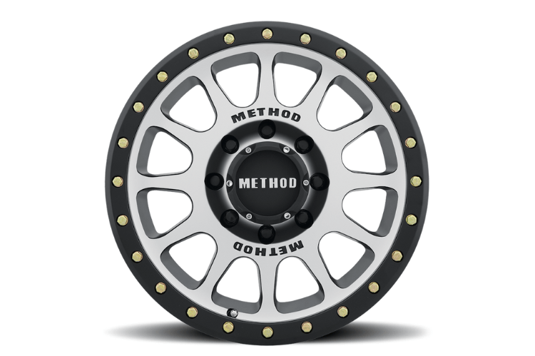 Method Race Wheels MR30589087318 matte black 18-inch wheels for 1999-2025 Ford F250/F350, offering durable off-road wheels and aftermarket wheels