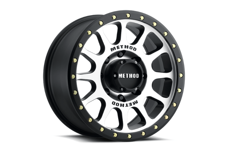 Method Race Wheels MR30589087318 matte black 18-inch wheels for 1999-2025 Ford F250/F350, offering durable off-road wheels and aftermarket wheels
