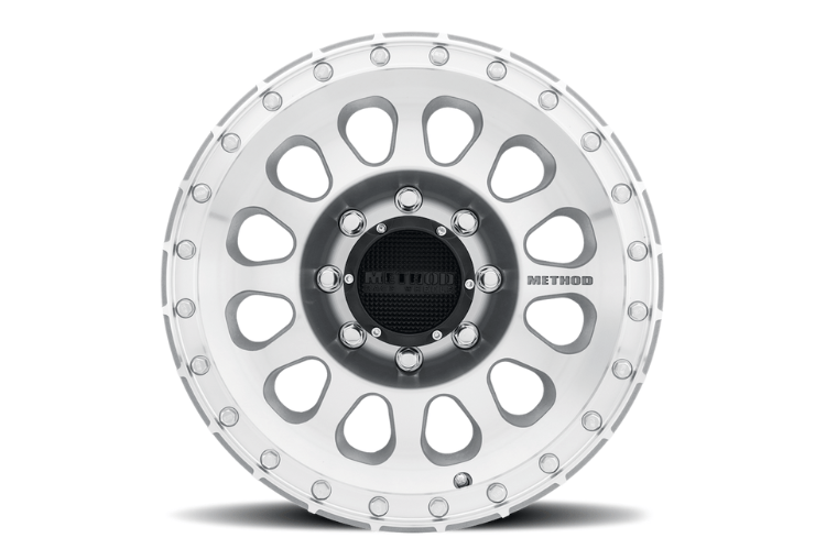 Method Race Wheels MR31578587300 with machined clear coat finish for Ford F250/F350 Super Duty 1999–2020 – durable custom off-road wheels for trucks