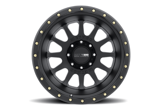 Method Race Wheels MR60529087512N – Matte black 20-inch aftermarket wheels for Ford F250/F350 Super Duty 1999-2025