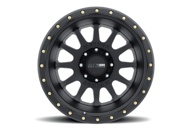 Method Race Wheels MR60529087512N – Matte black 20-inch aftermarket wheels for Ford F250/F350 Super Duty 1999-2025