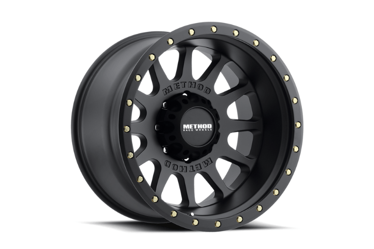 Method Race Wheels MR60529087512N – Matte black 20-inch aftermarket wheels for Ford F250/F350 Super Duty 1999-2025