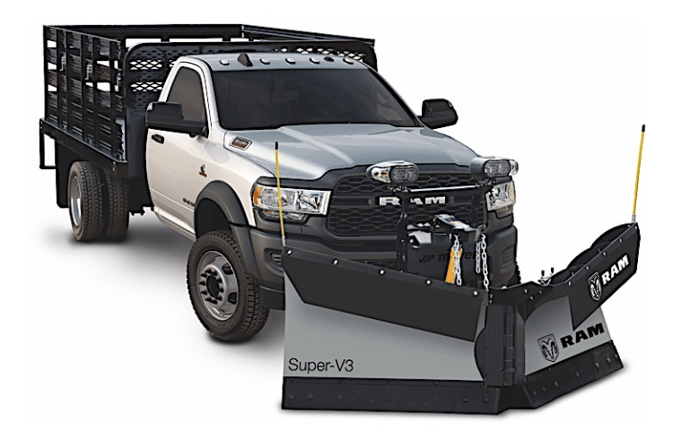 Meyer 53650 Super-V3 8ft 6in commercial snow plow, a heavy-duty snow plow attachment for truck, ideal for truck snow plows and large-scale clearing