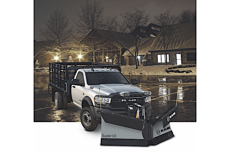 Meyer 53650 Super-V3 8ft 6in commercial snow plow, a heavy-duty snow plow attachment for truck, ideal for truck snow plows and large-scale clearing